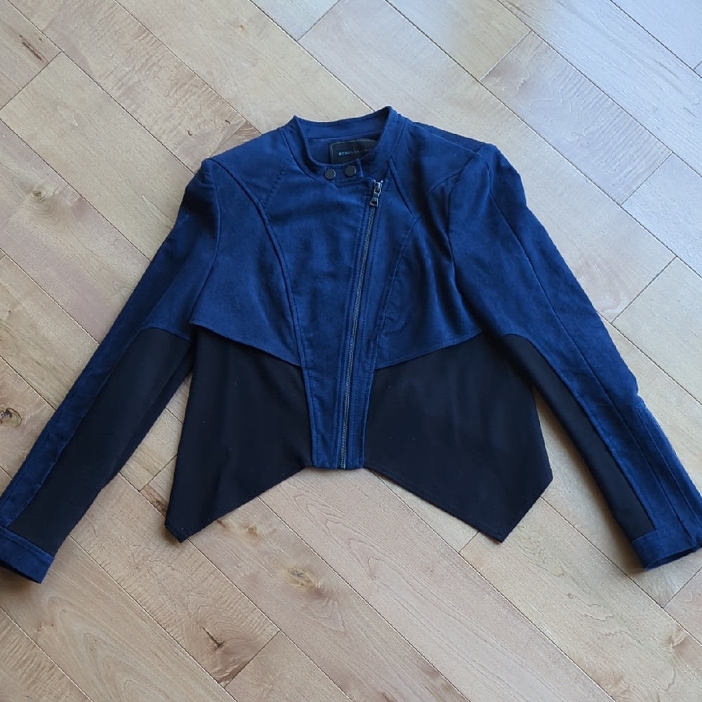 Women's Blue and Black Jacket